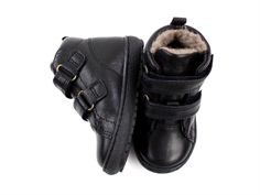 Bisgaard vinterbegyndersko Eli sort med velcro og TEX